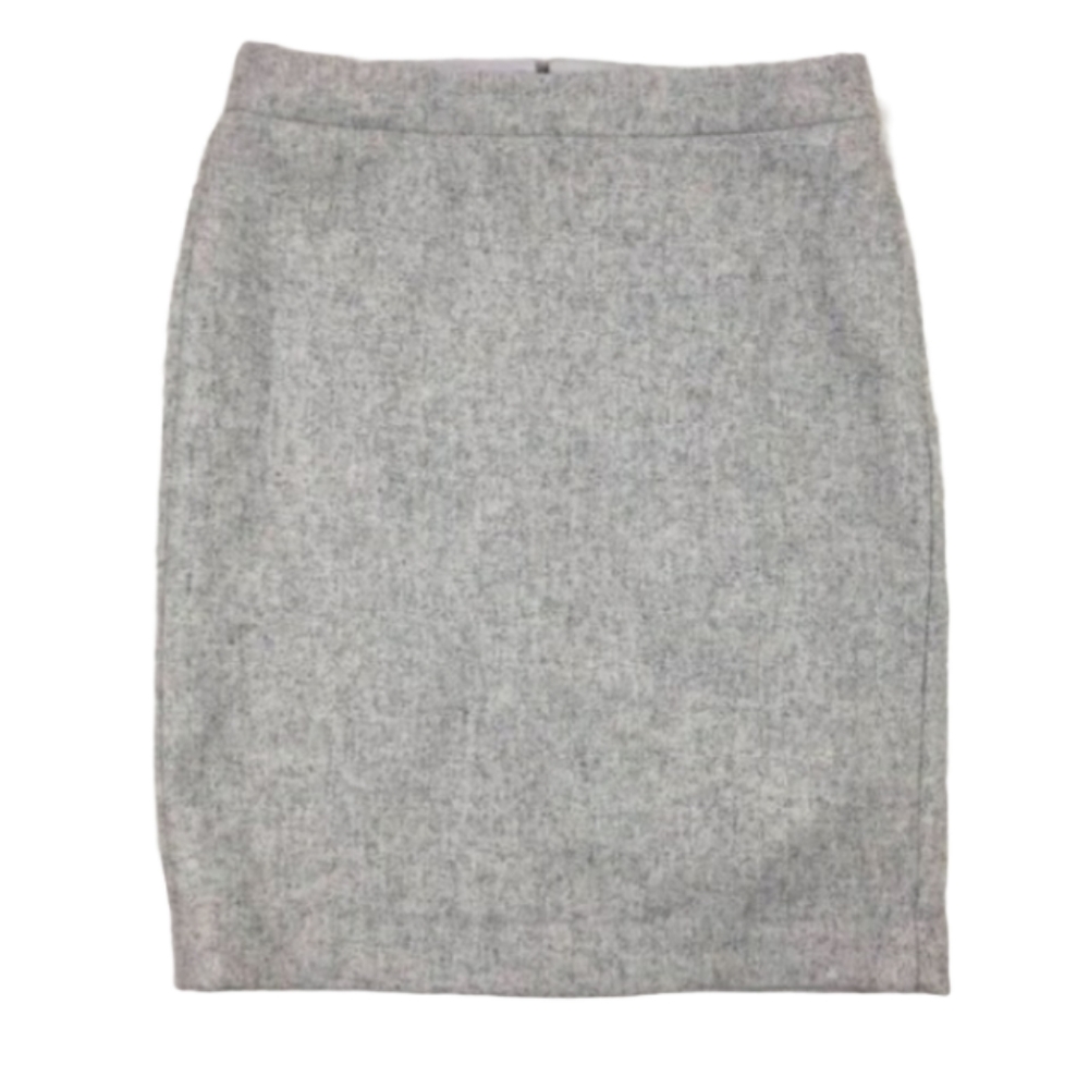 J. Crew Grey Wool Pencil Skirt Size 4